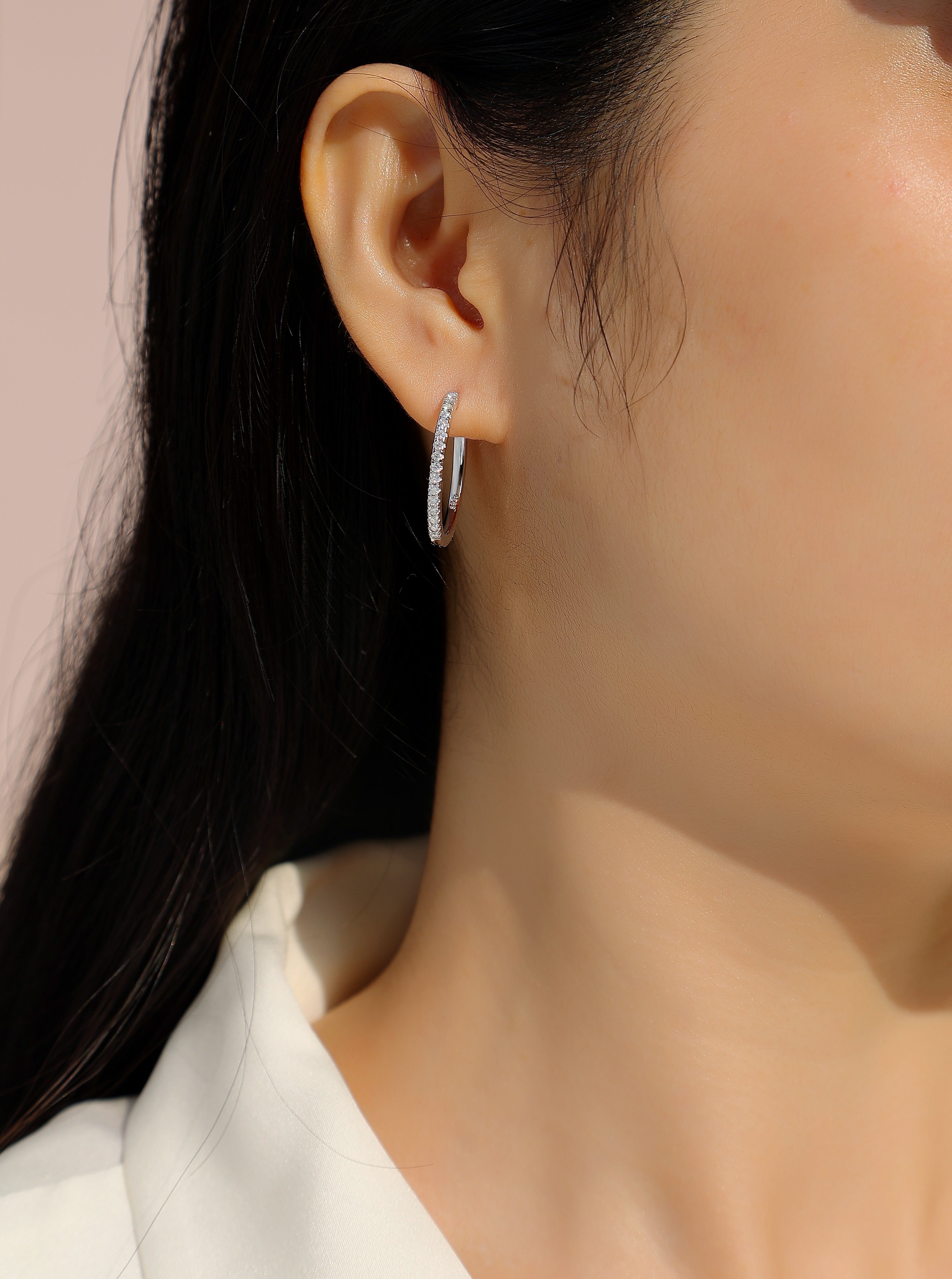 Eternal Moissanite Hoops