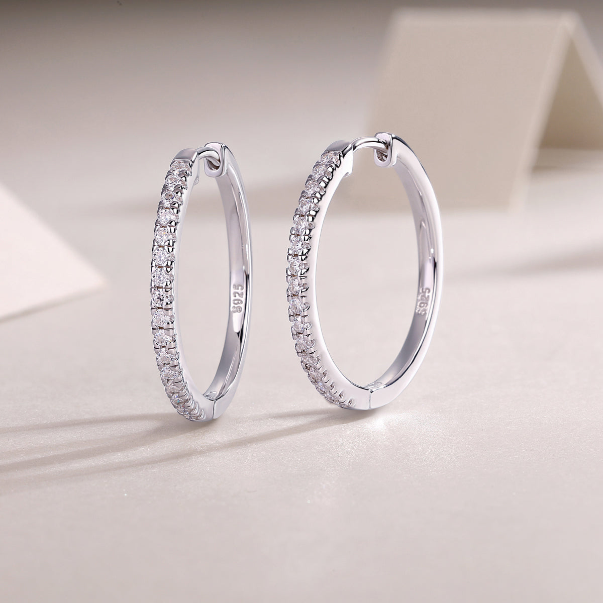 Eternal Moissanite Hoops