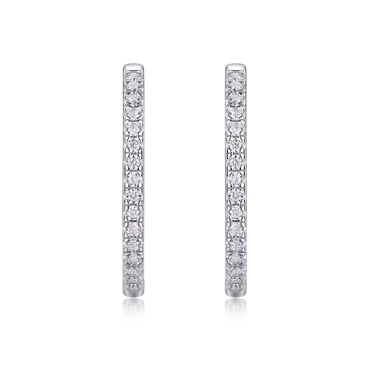 Eternal Moissanite Hoops
