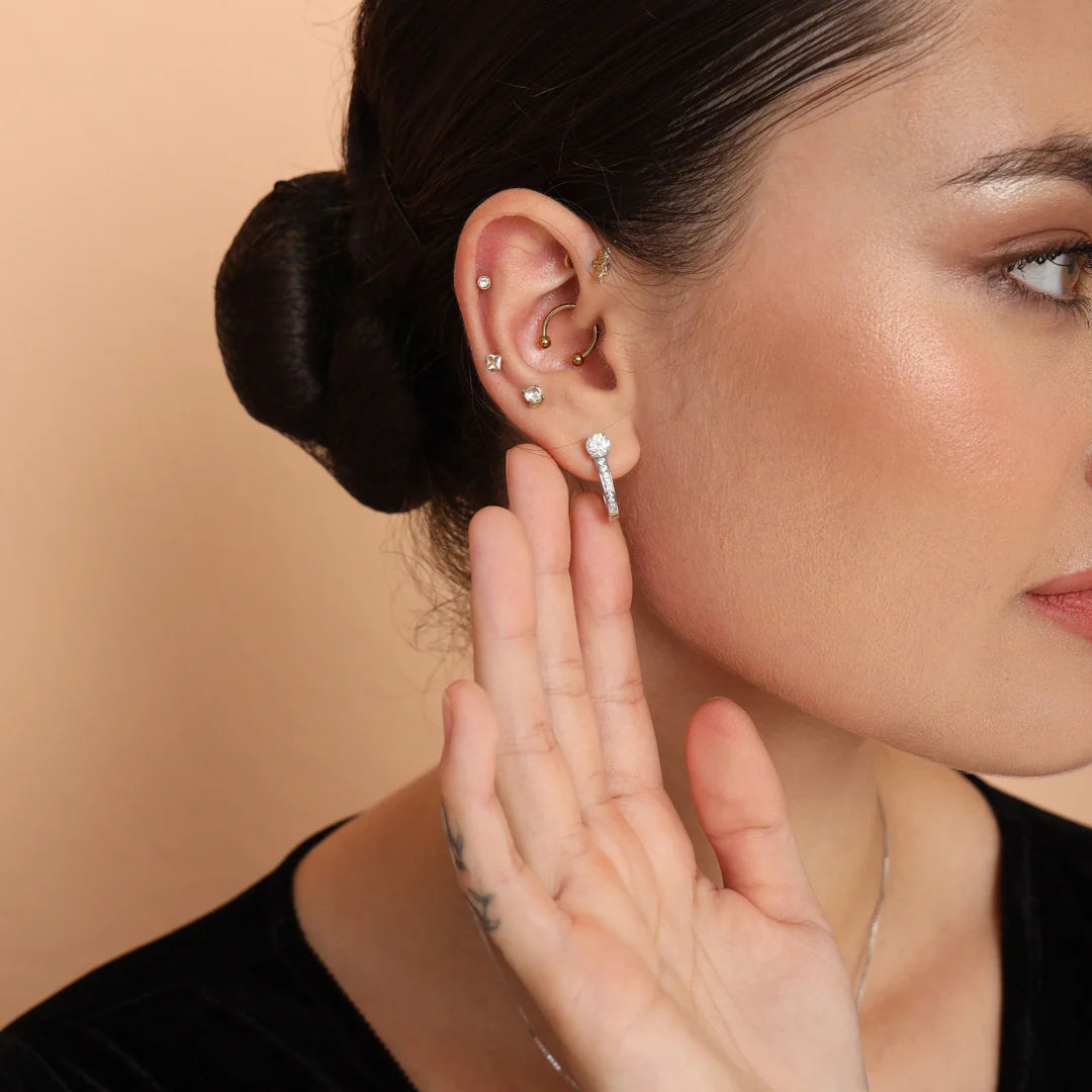 Moissanite Hoop Earrings in Silver – Elegant Jewelry for Every Occasion