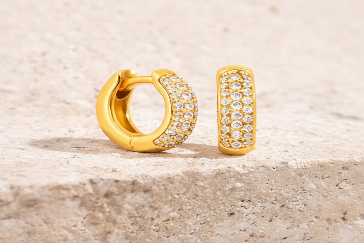 Aurielle Luxe Huggie Hoops