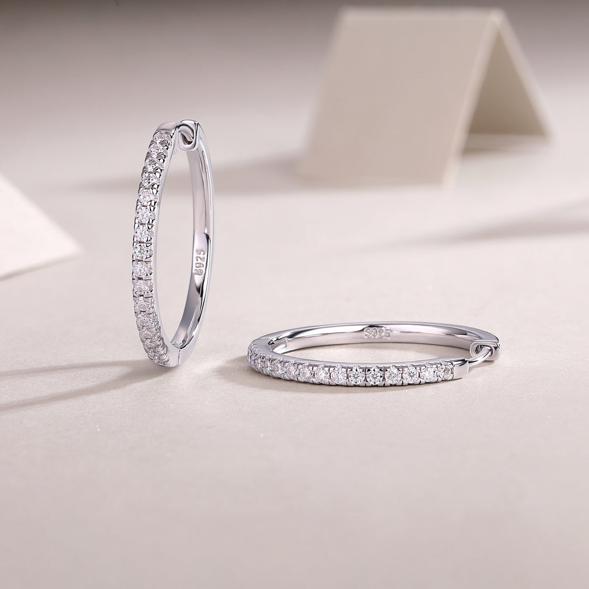 Eternal Moissanite Hoops