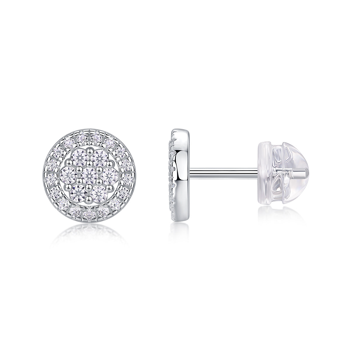 Cosmic Conjecture Moissanite Studs