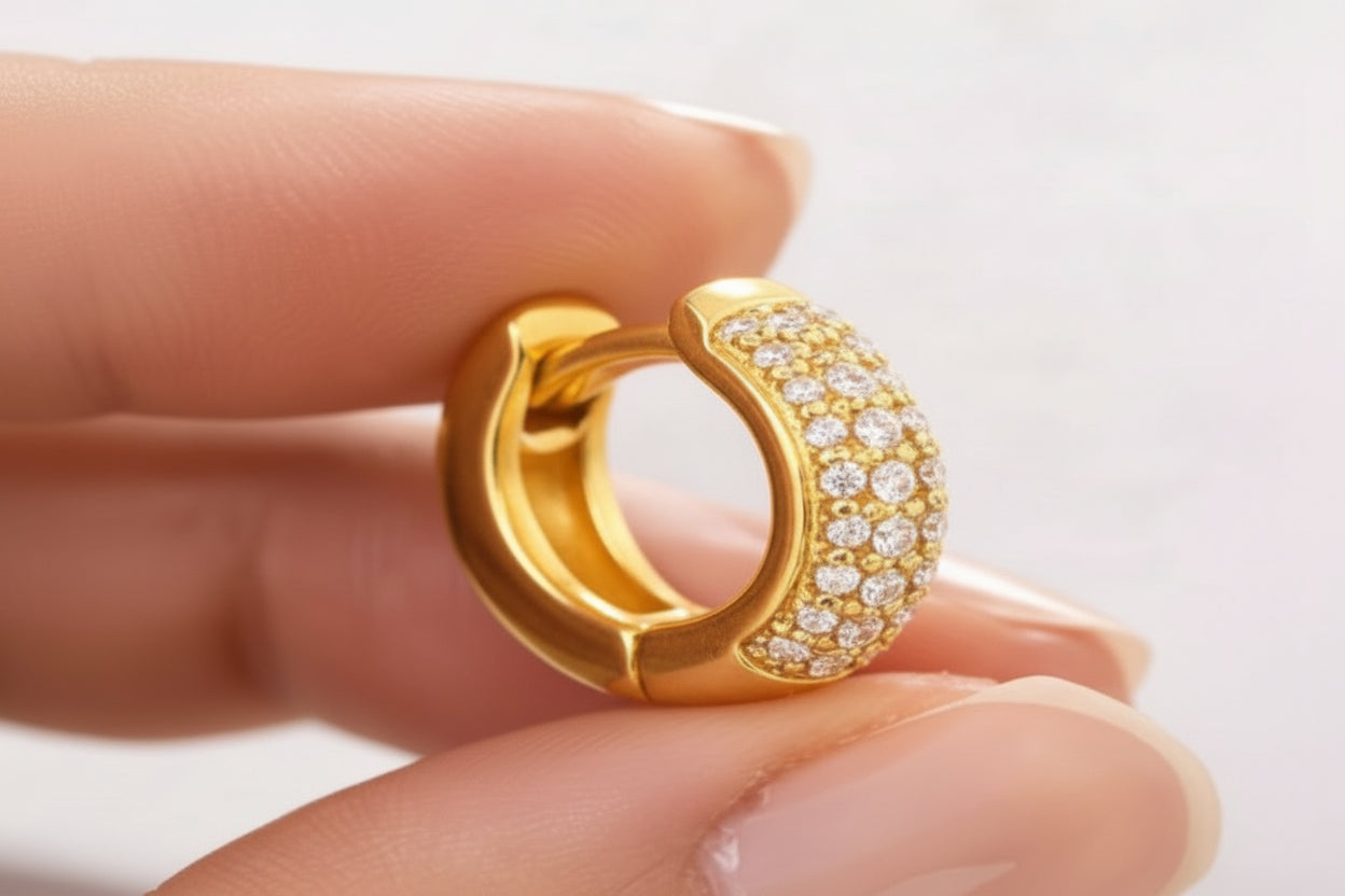 Aurielle Luxe Huggie Hoops