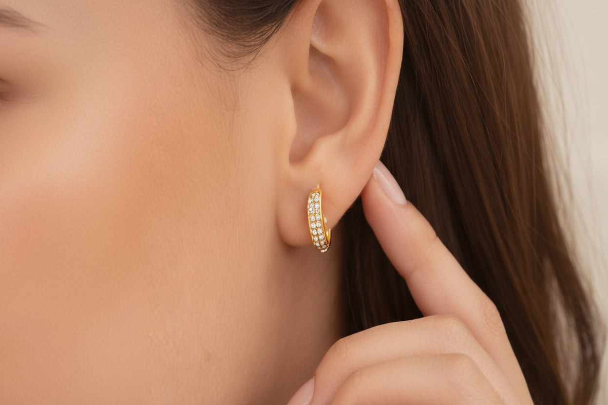 Aurielle Luxe Huggie Hoops