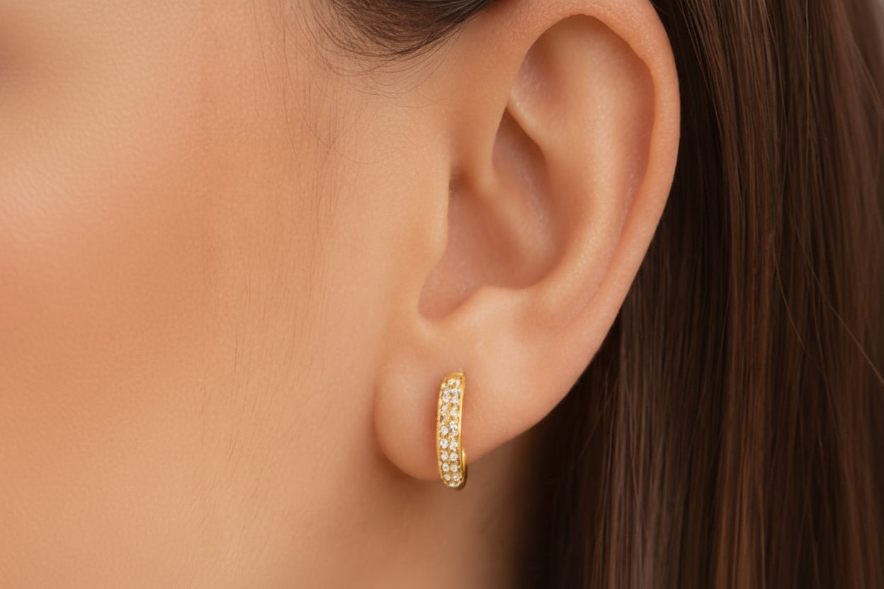 Aurielle Luxe Huggie Hoops