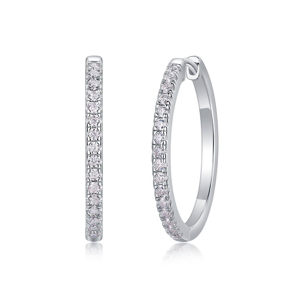 Eternal Moissanite Hoops